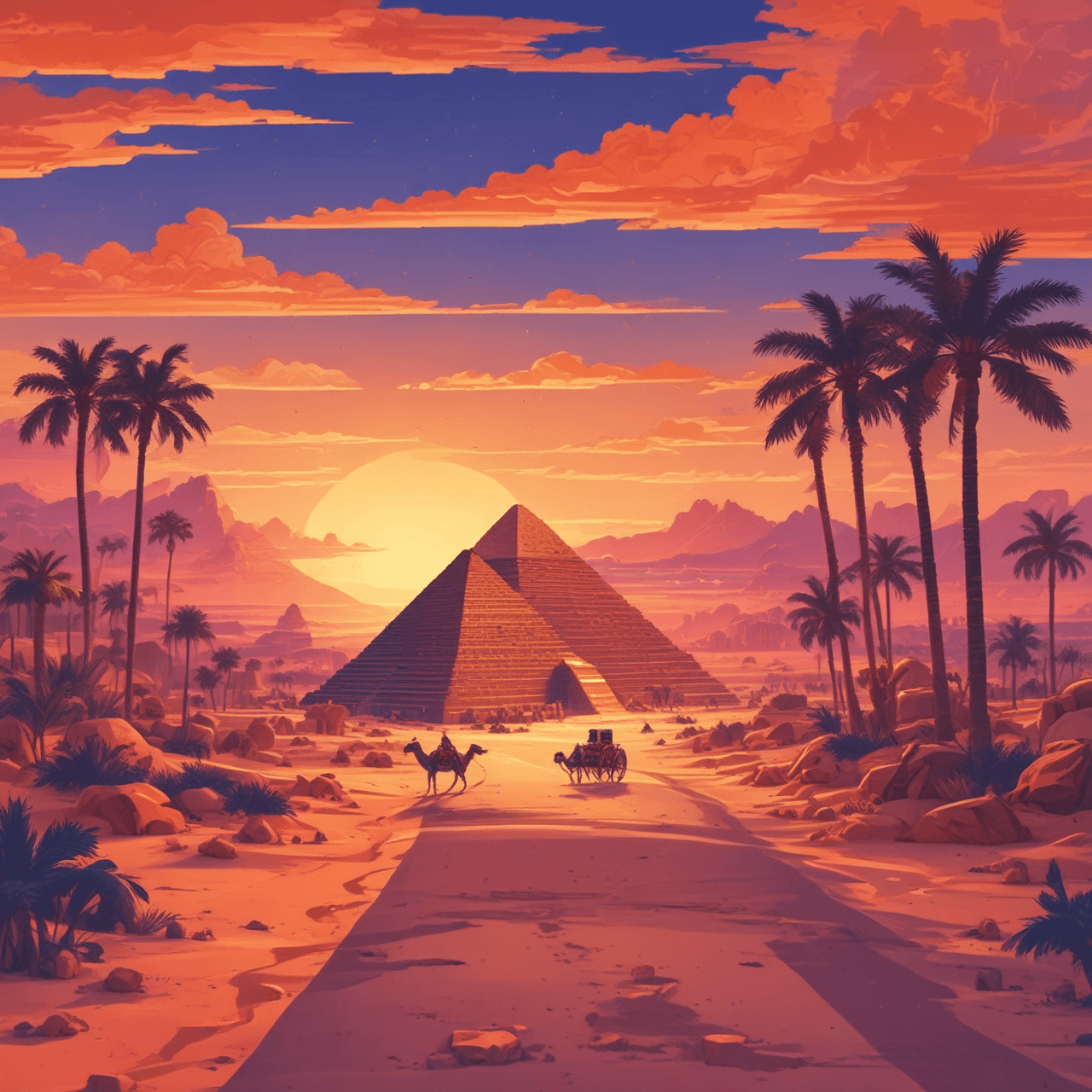 Pharaoh's Quiz Run game banner