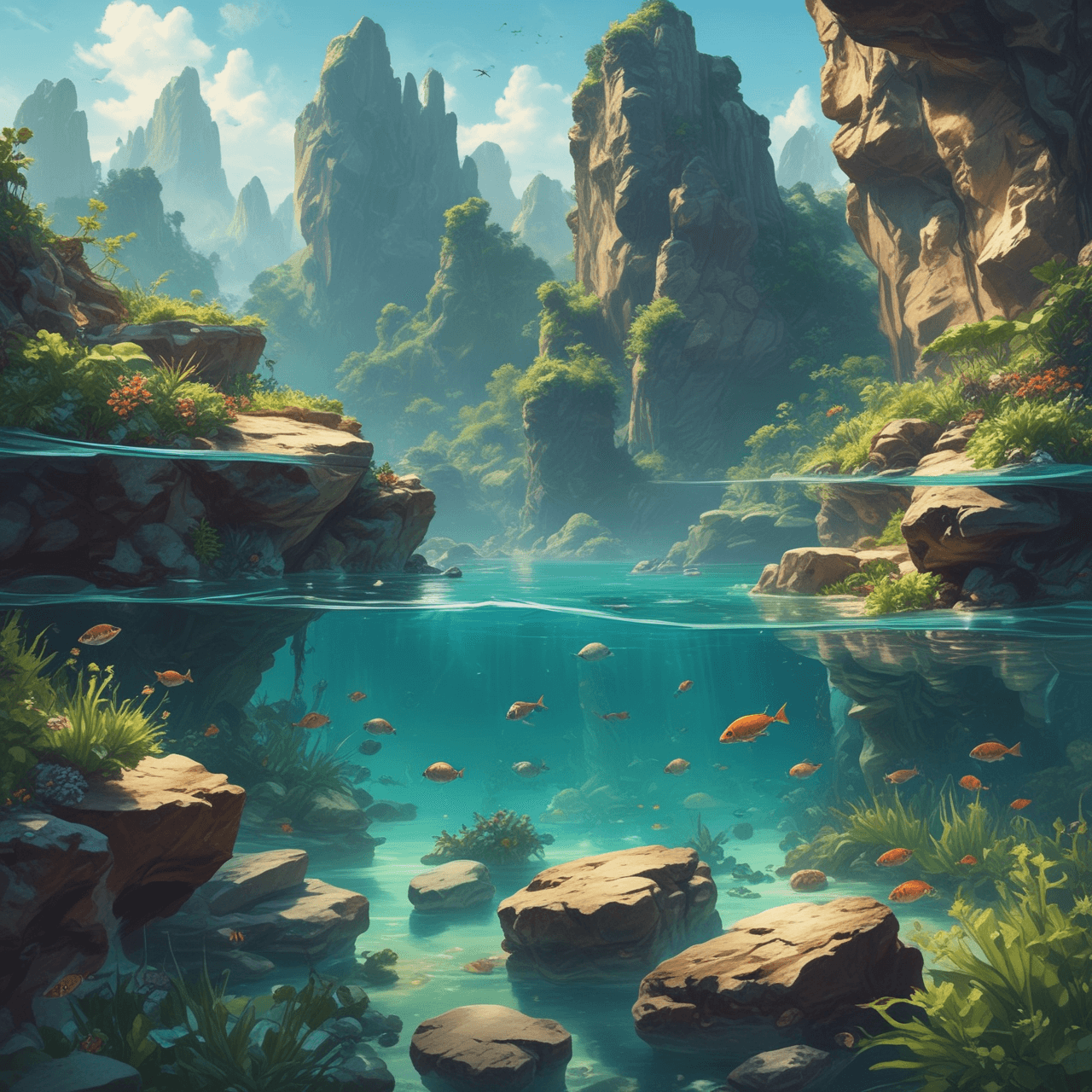 Aventura Quiz dos Recursos Hídricos game banner