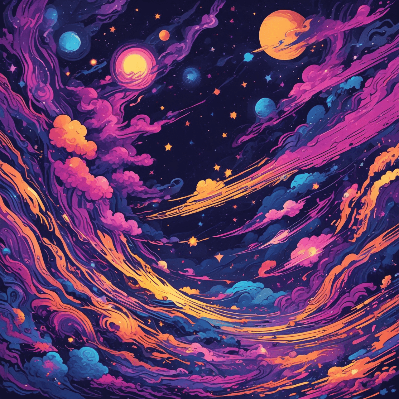Cosmic Quiz Dash game banner