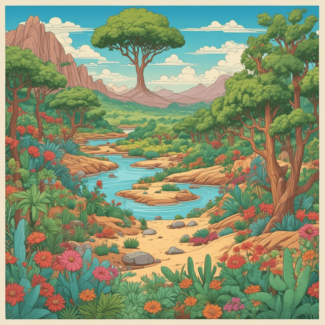 Climate & Vegetation Jetpack game banner