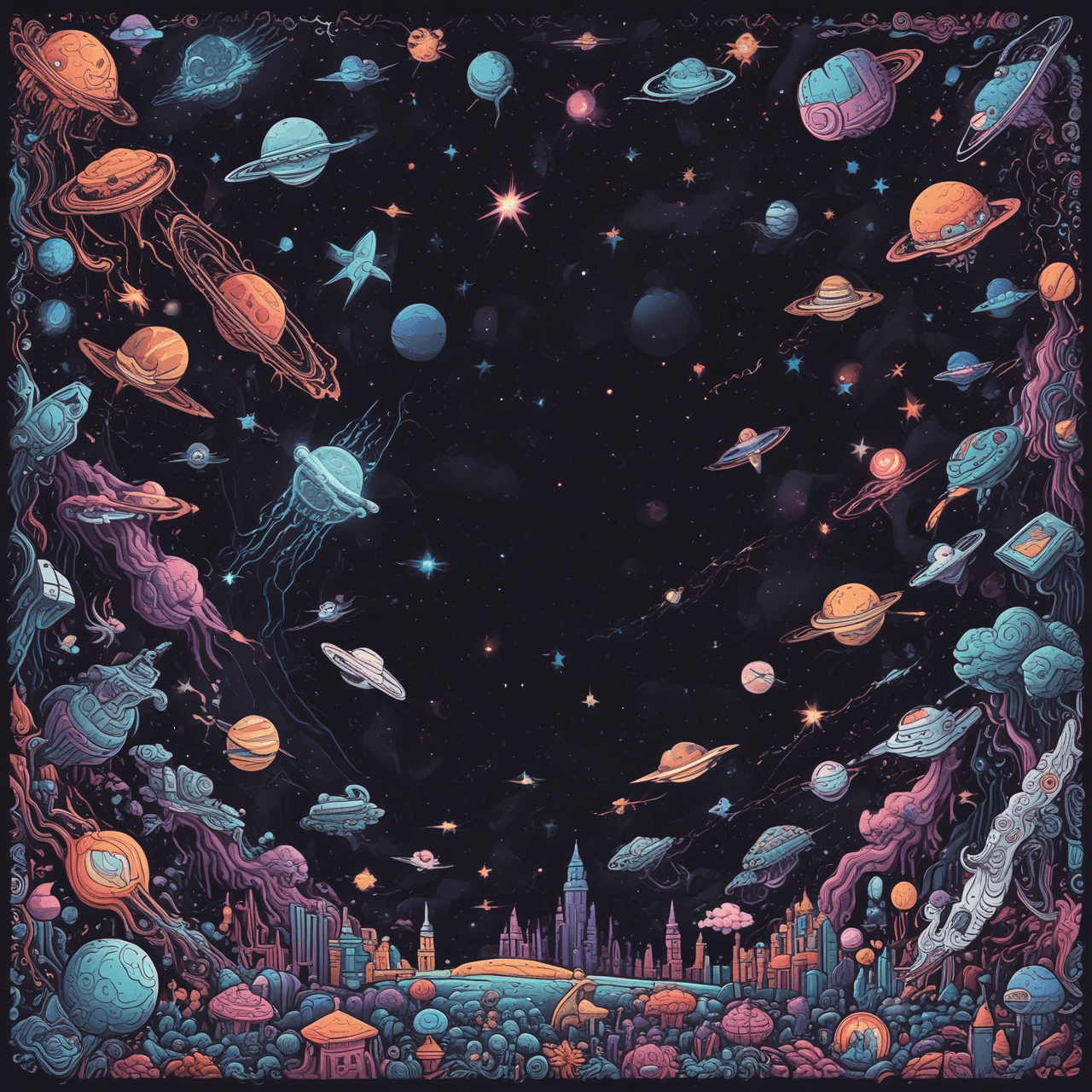 Cosmic Cruiser game banner