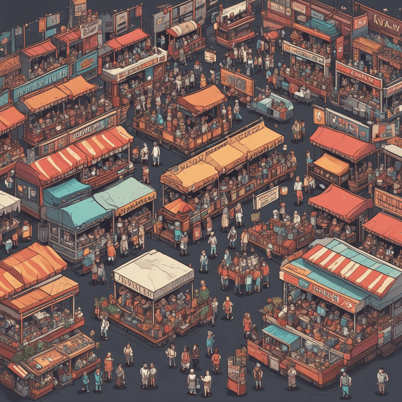 Market Mayhem Race game banner