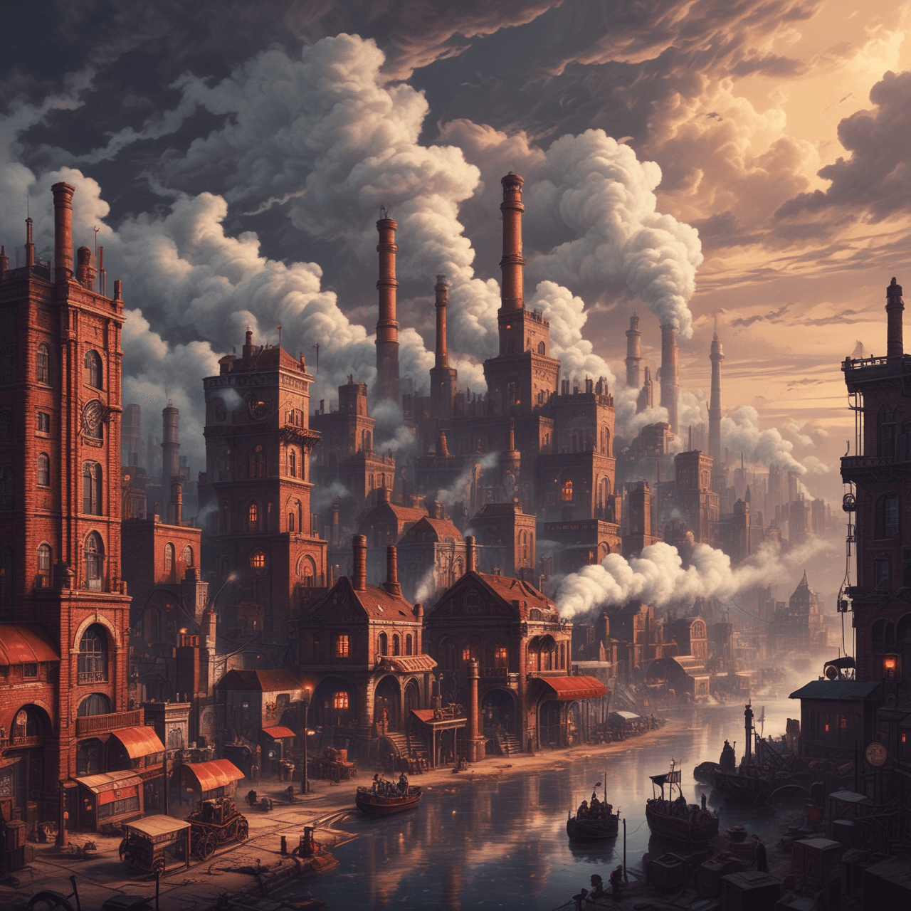 Carrera por la Revolución Industrial game banner