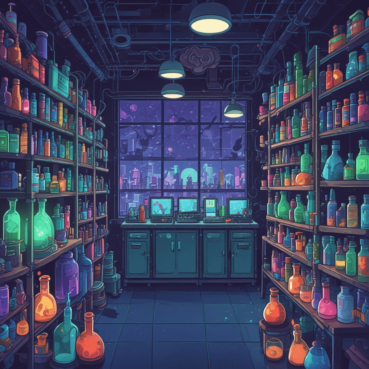 Chemical Equation Runner game banner