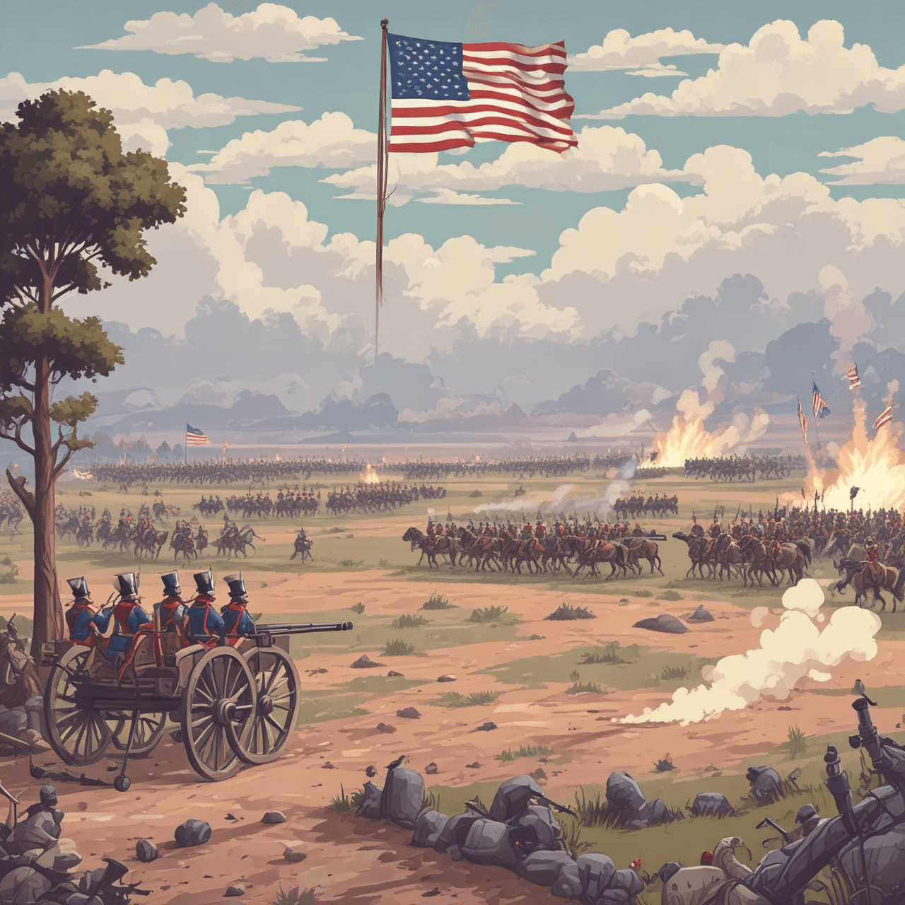 Revolutionary Race for Freedom game banner