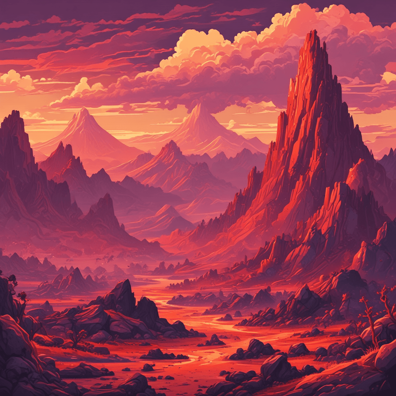 Volcano Run Quiz game banner