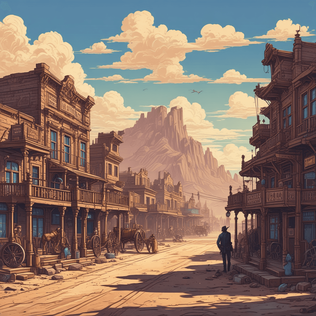 Wild West History Run game banner