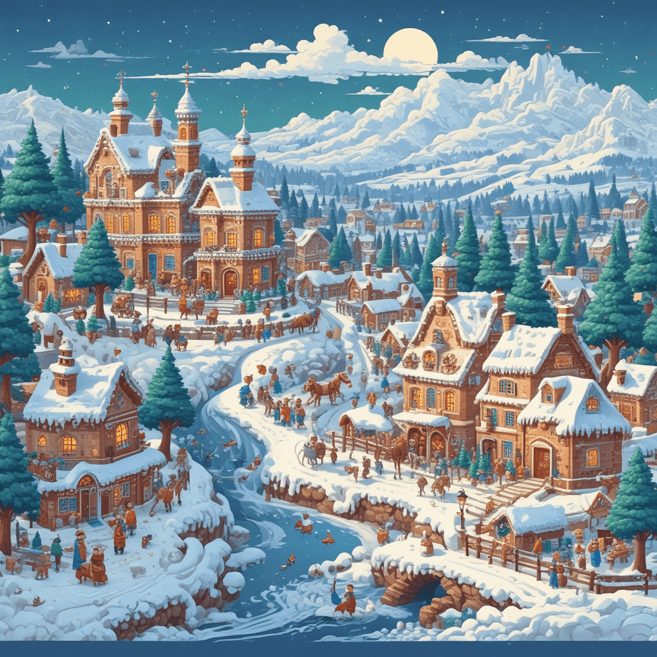 Noël Vocab Race game banner