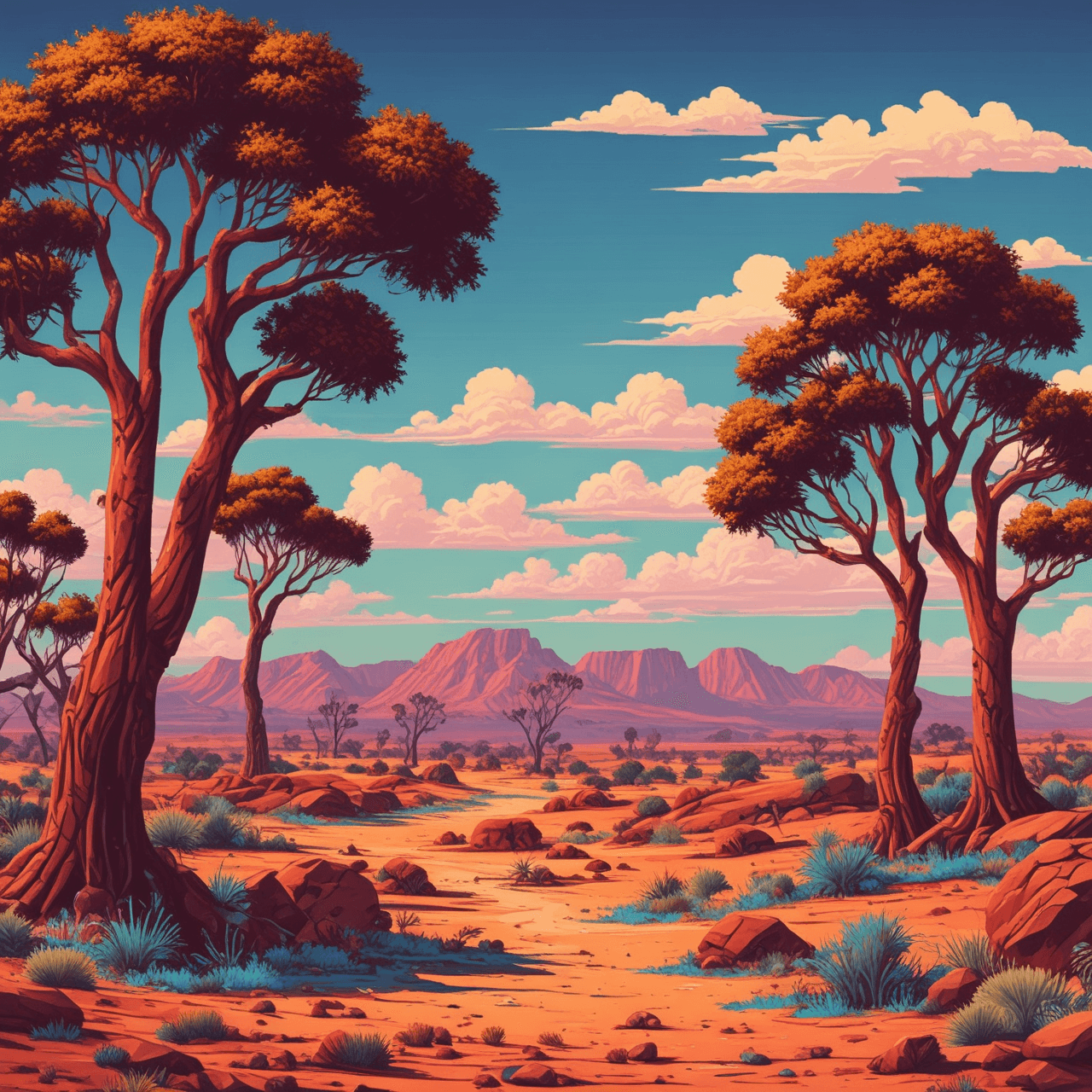 Outback Run Quiz game banner