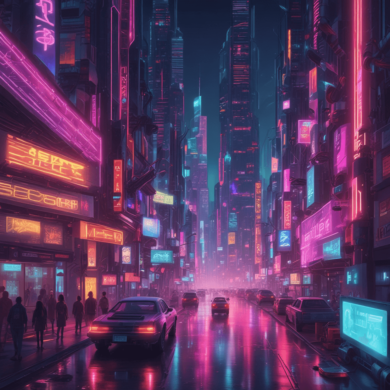 Neon Bloodstream Racer game banner
