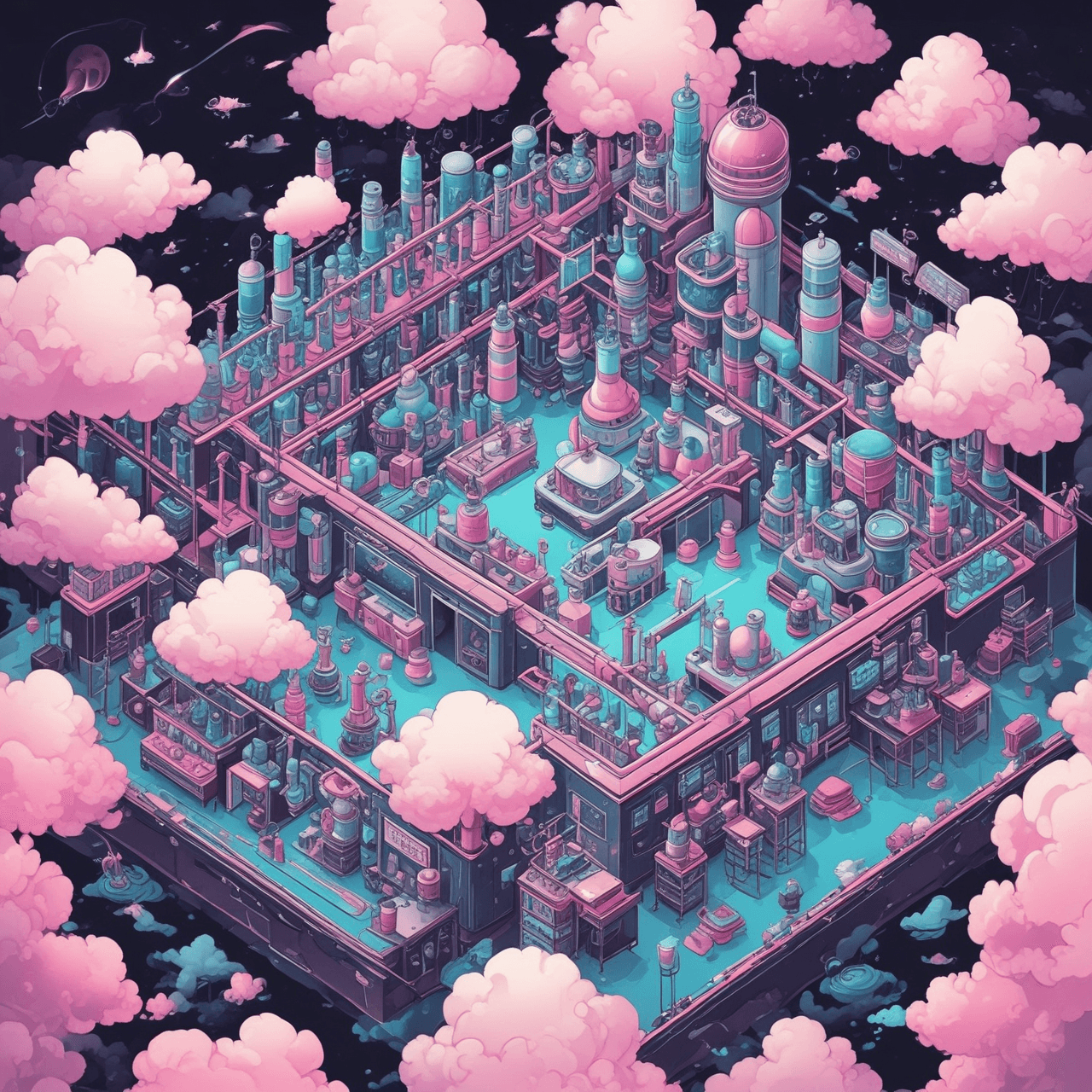 Lab Tech Cloud Hop game banner
