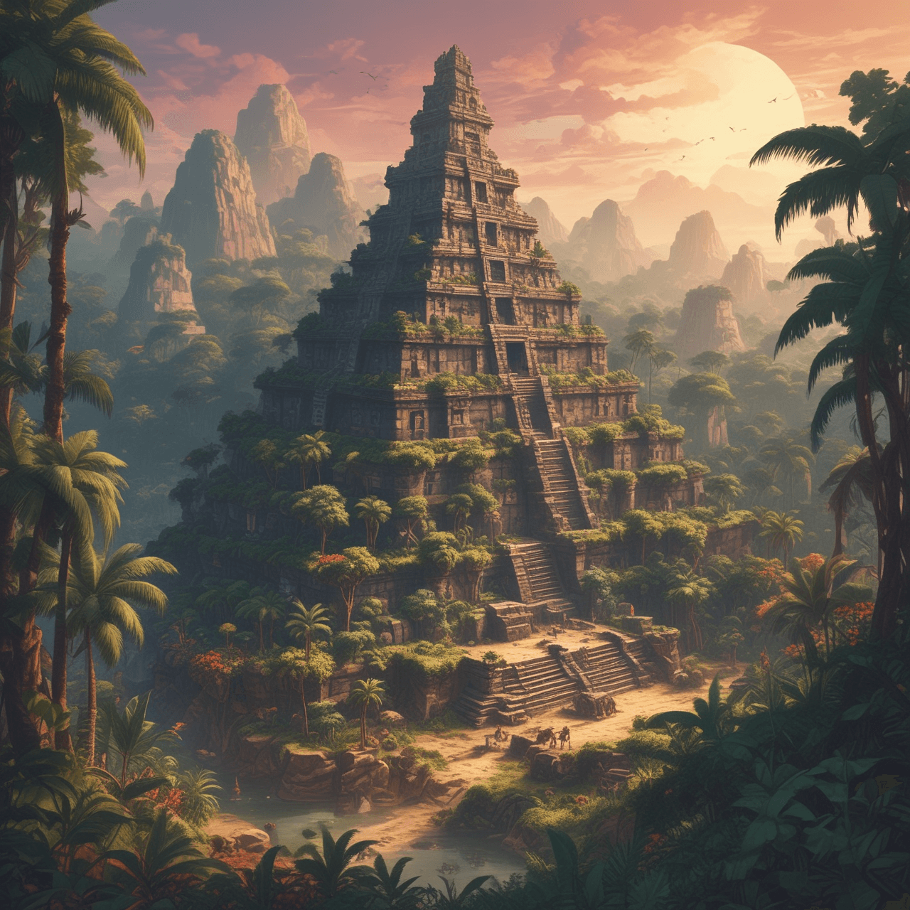 Mesoamerica Paths Quiz game banner