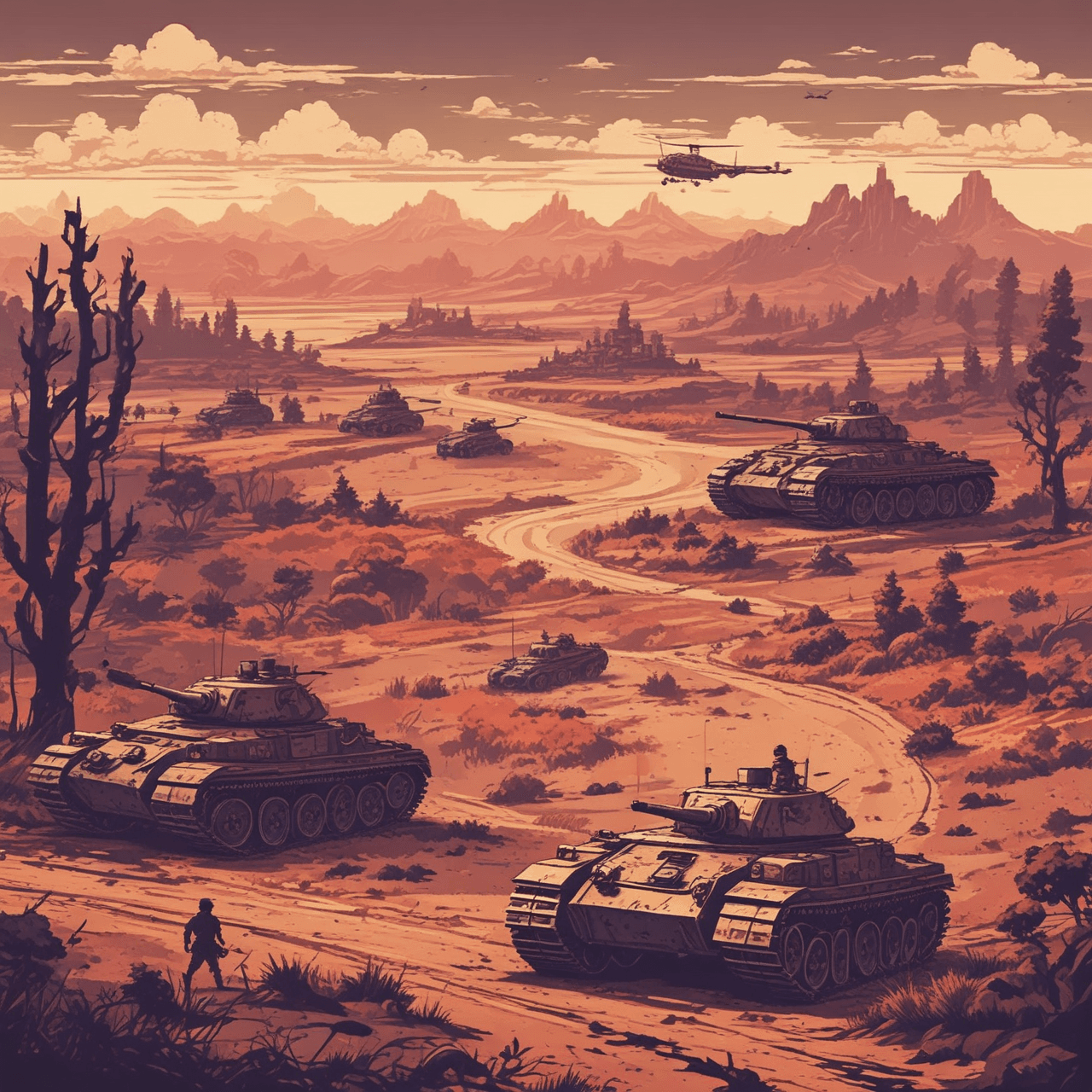 WWII Battle Race game banner