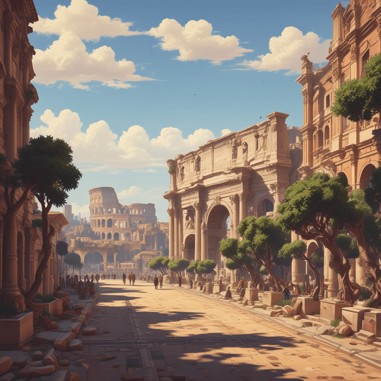 Roman Empire Run game banner
