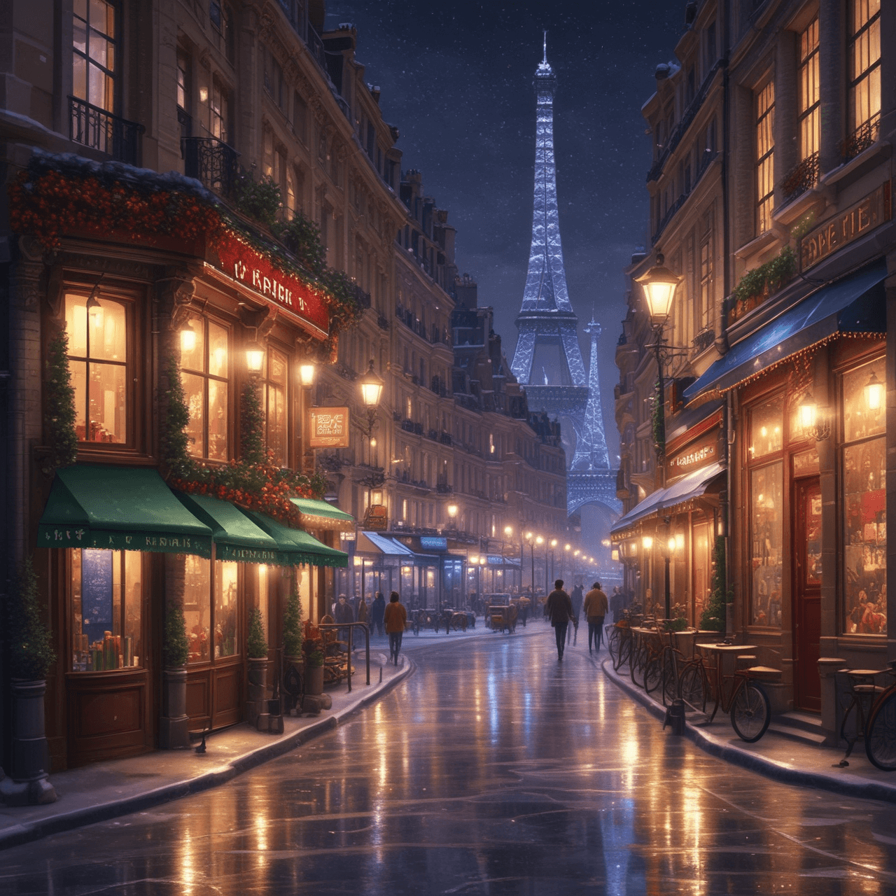 Noël à Paris Dash game banner