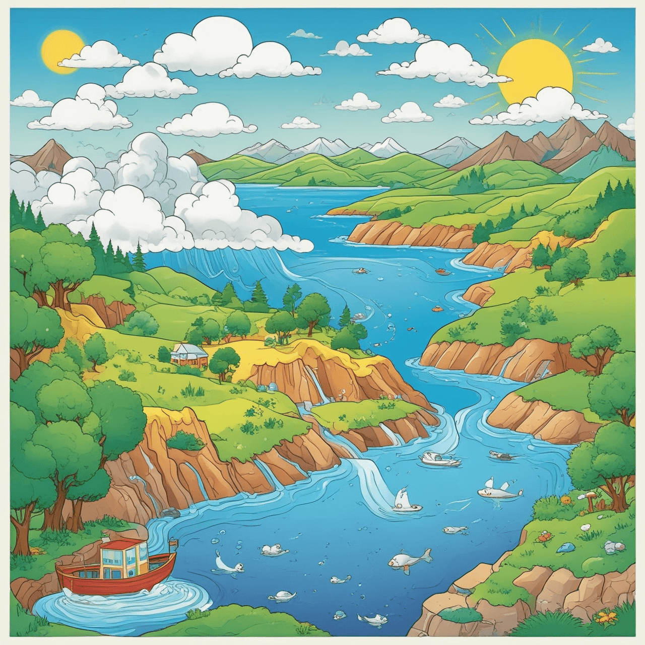 Water Cycle Run game banner
