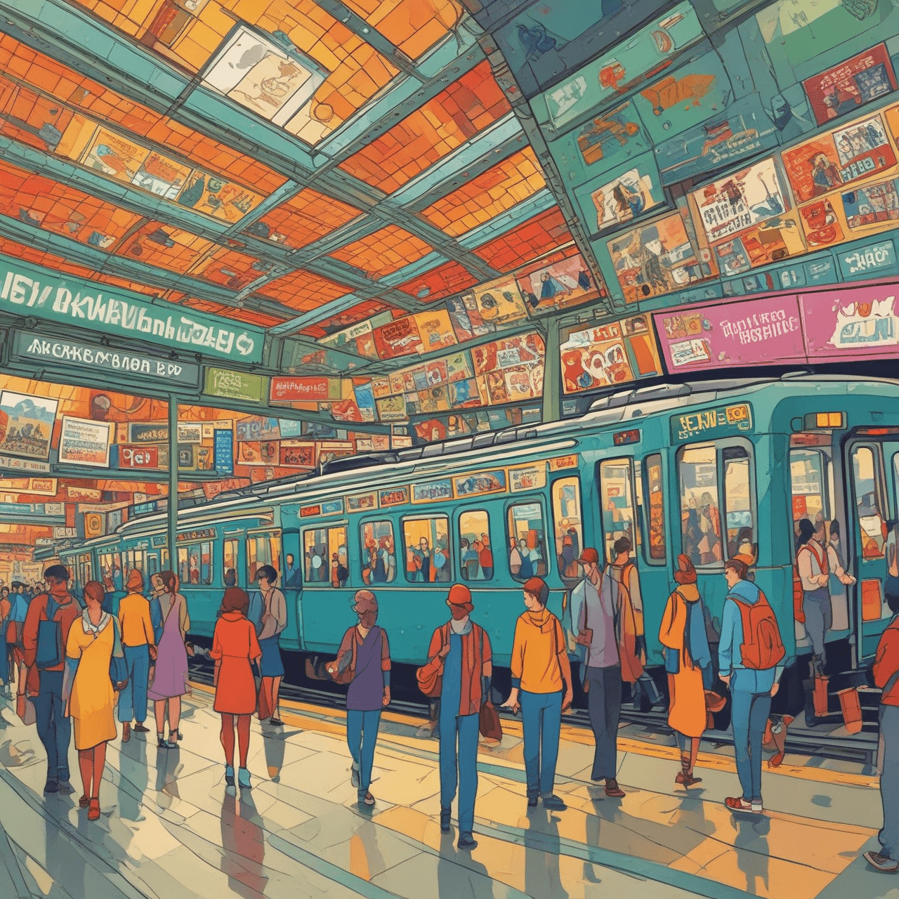 Pronoun Subway Run game banner