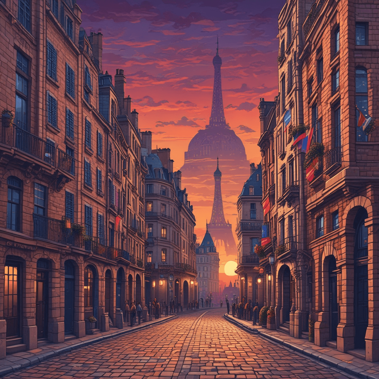 Revolutionary Paris Run game banner