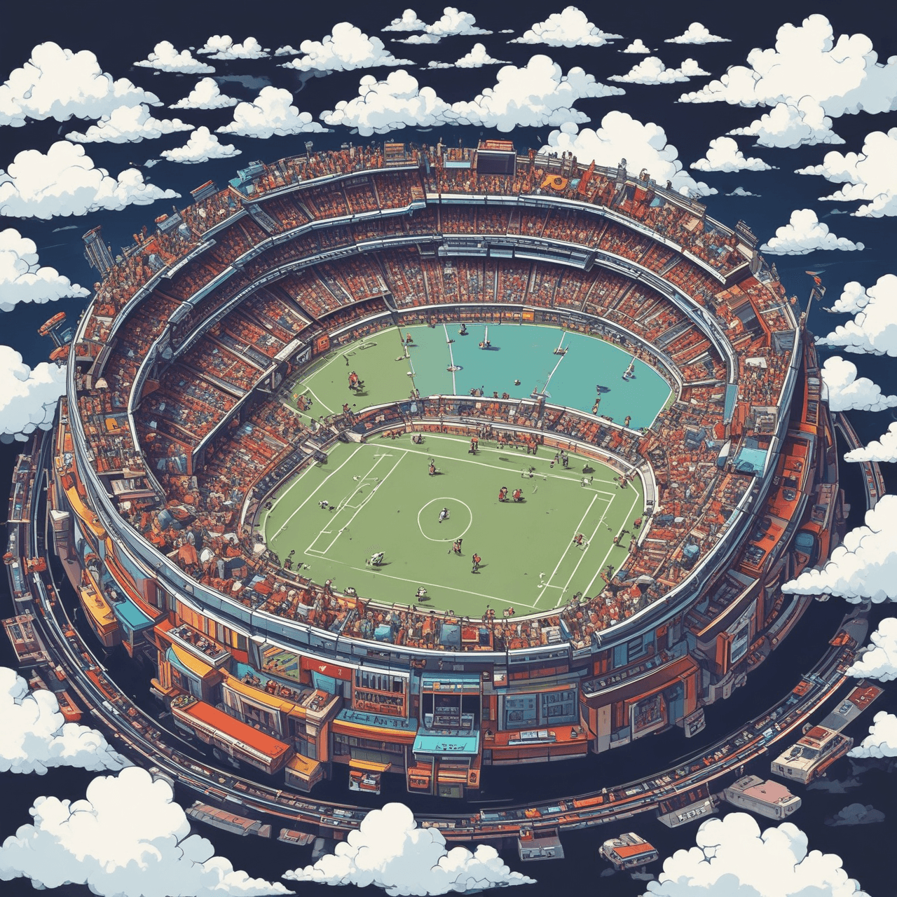Sports Science Cloud Bridge game banner