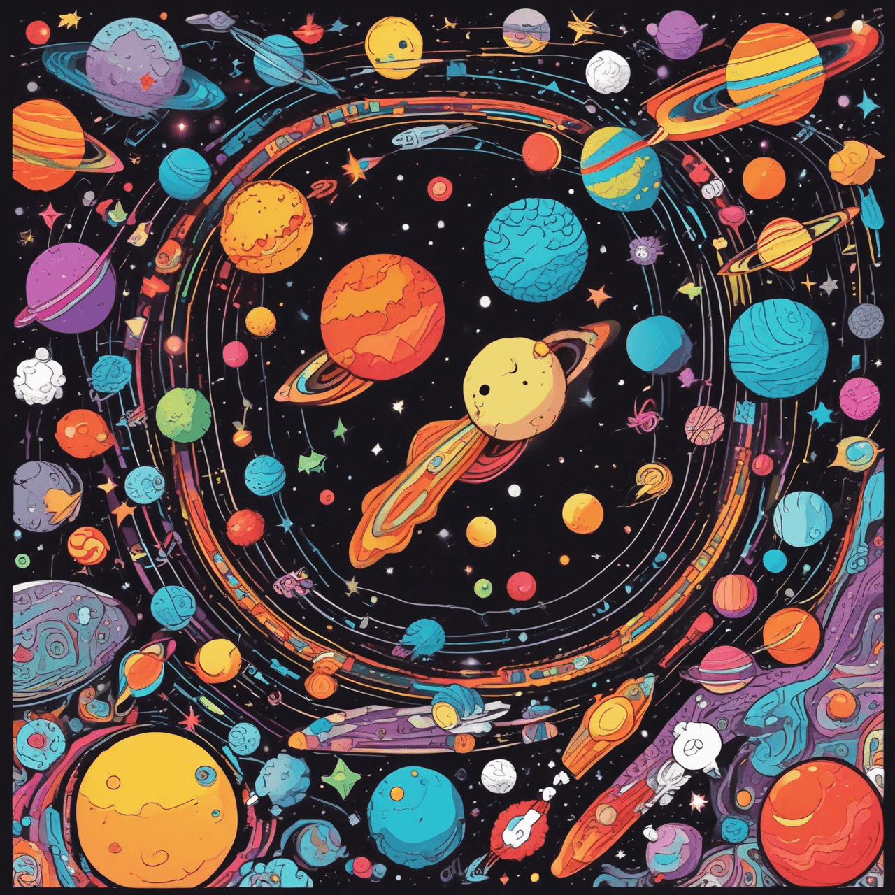 School Space Quiz game banner