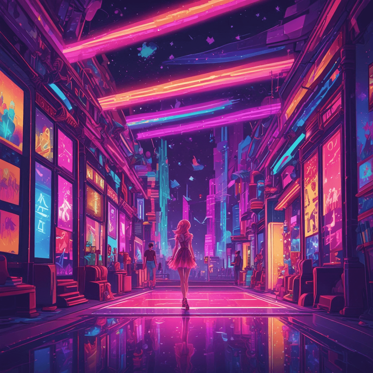 Luminous Fashion Run game banner