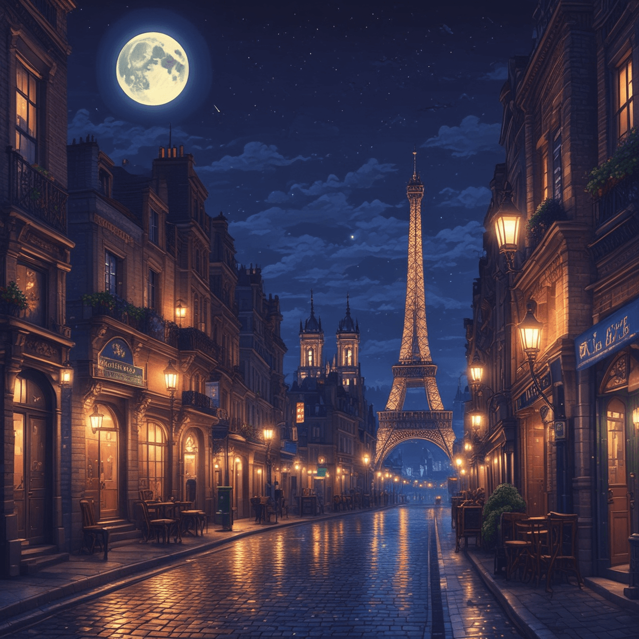Midnight in Paris Run game banner