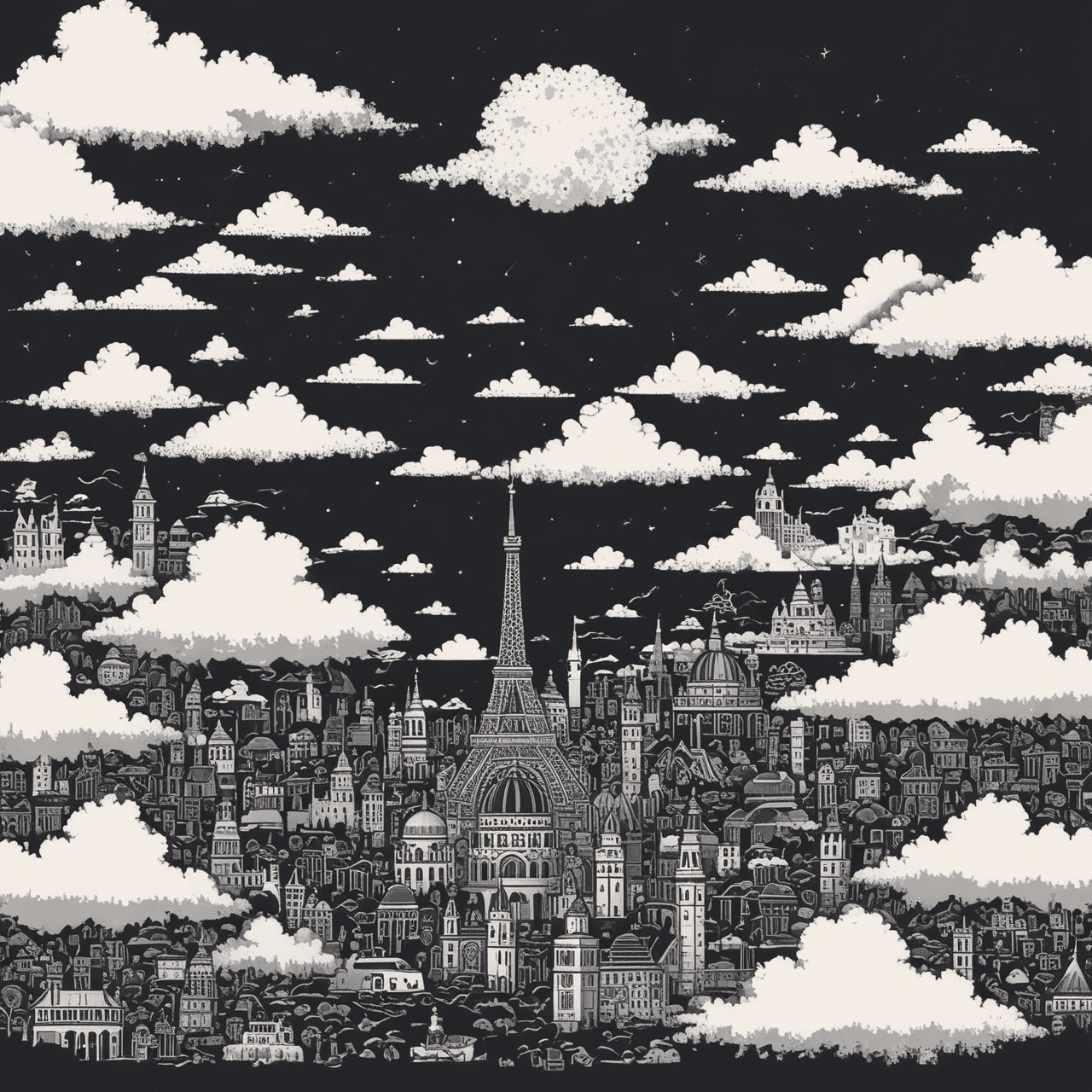 Cloud Bridge: European Capitals game banner