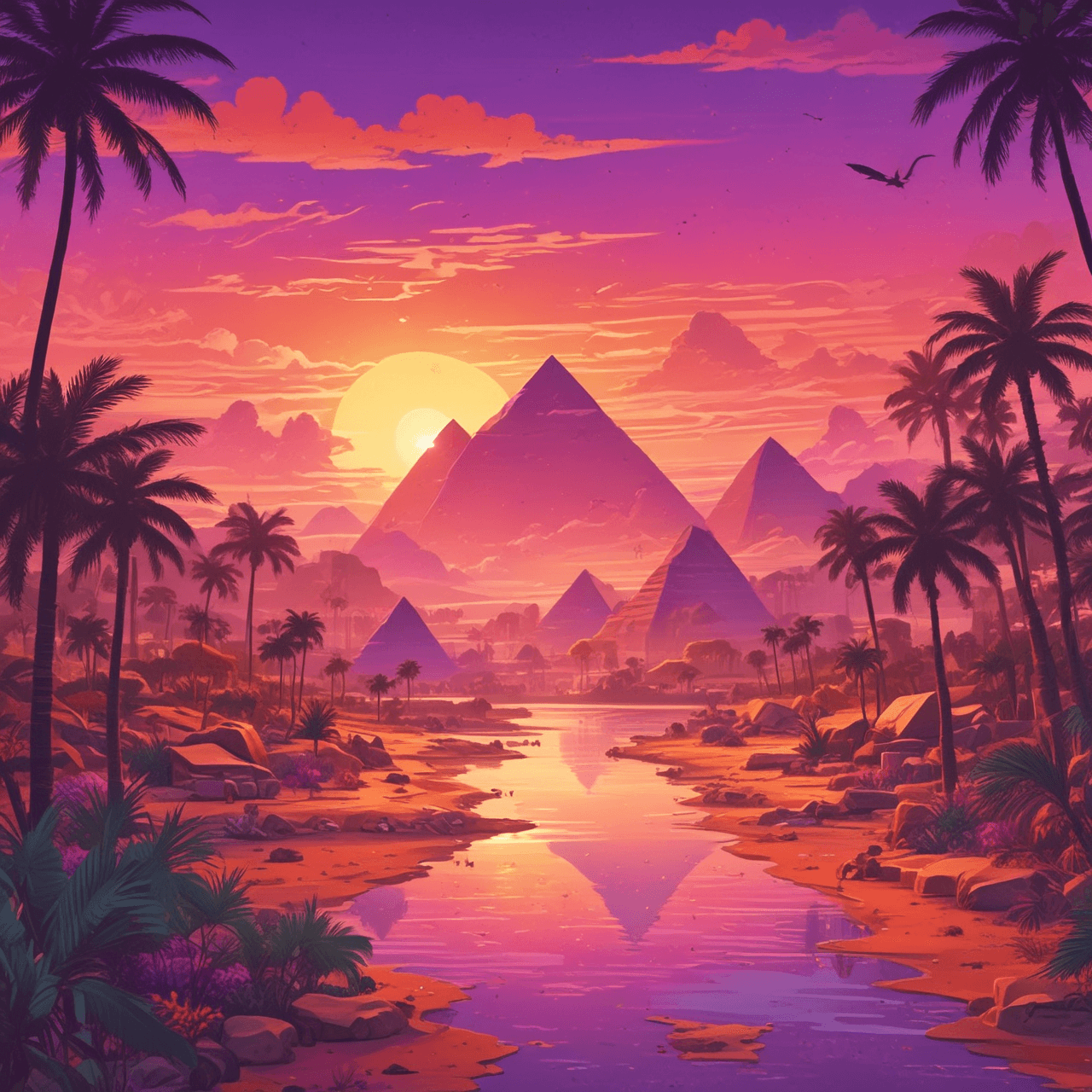 Pharaoh's Quiz Flight game banner
