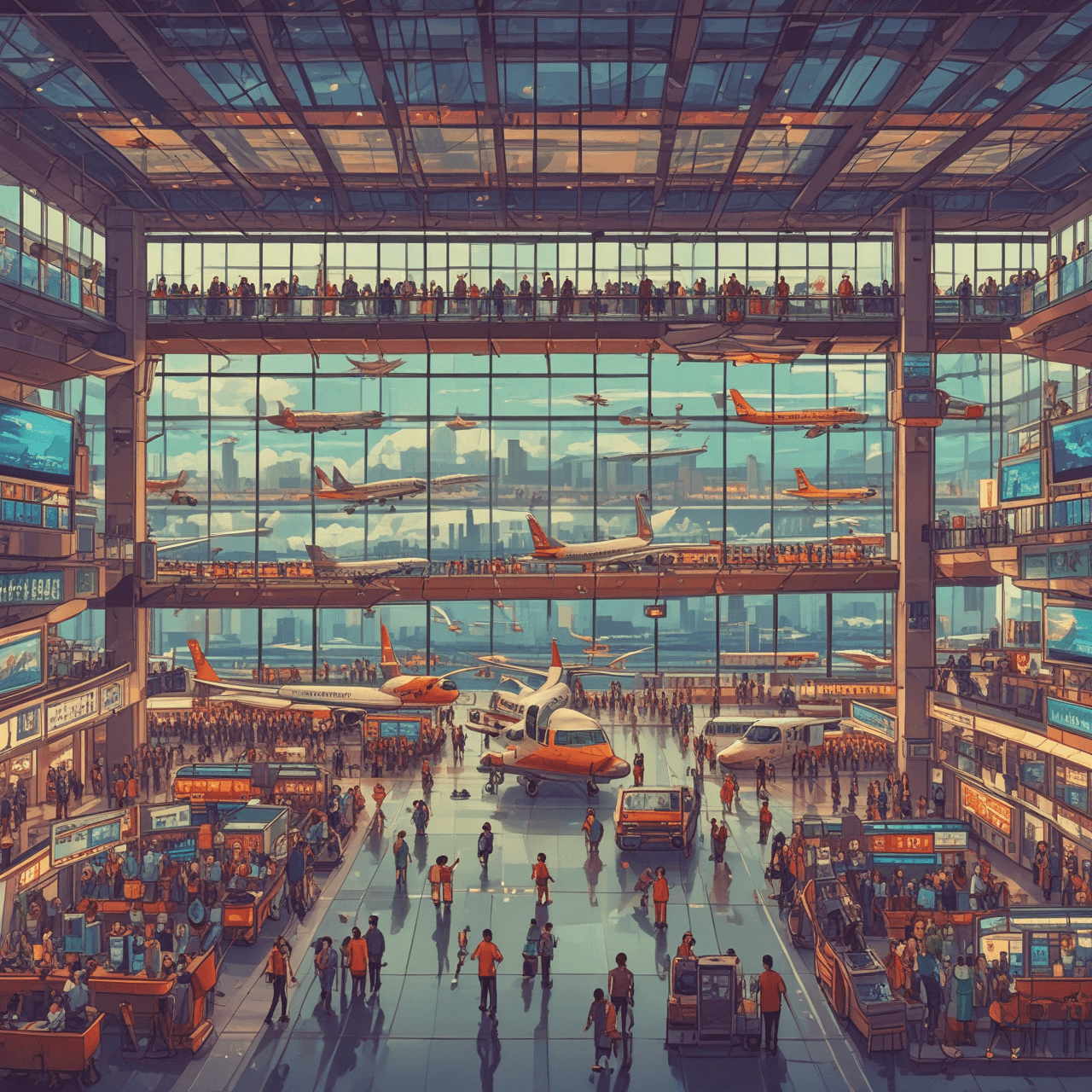 Airport Vocab Dash game banner