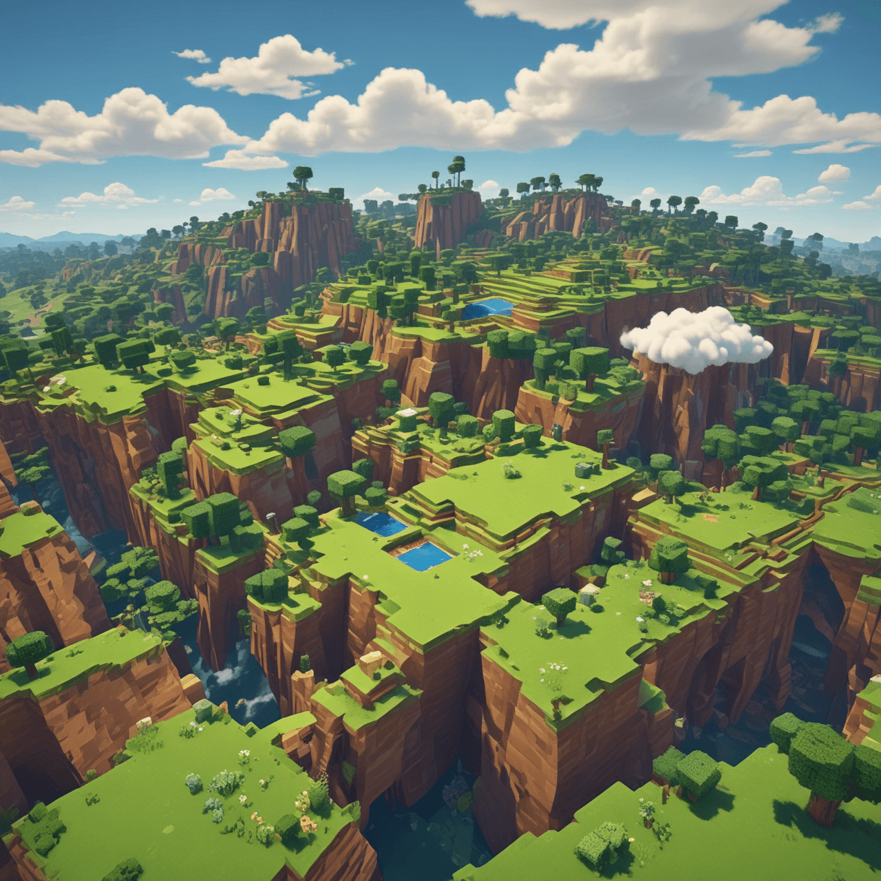 Minecraft Cloud Hop game banner