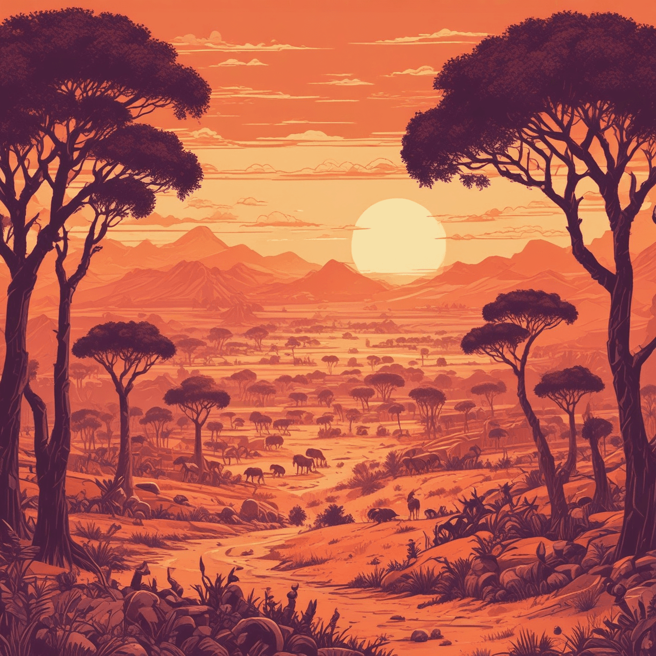 African Frontline Jetpack Quiz game banner