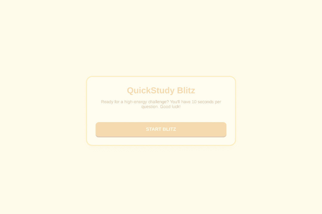 QuickStudy Blitz