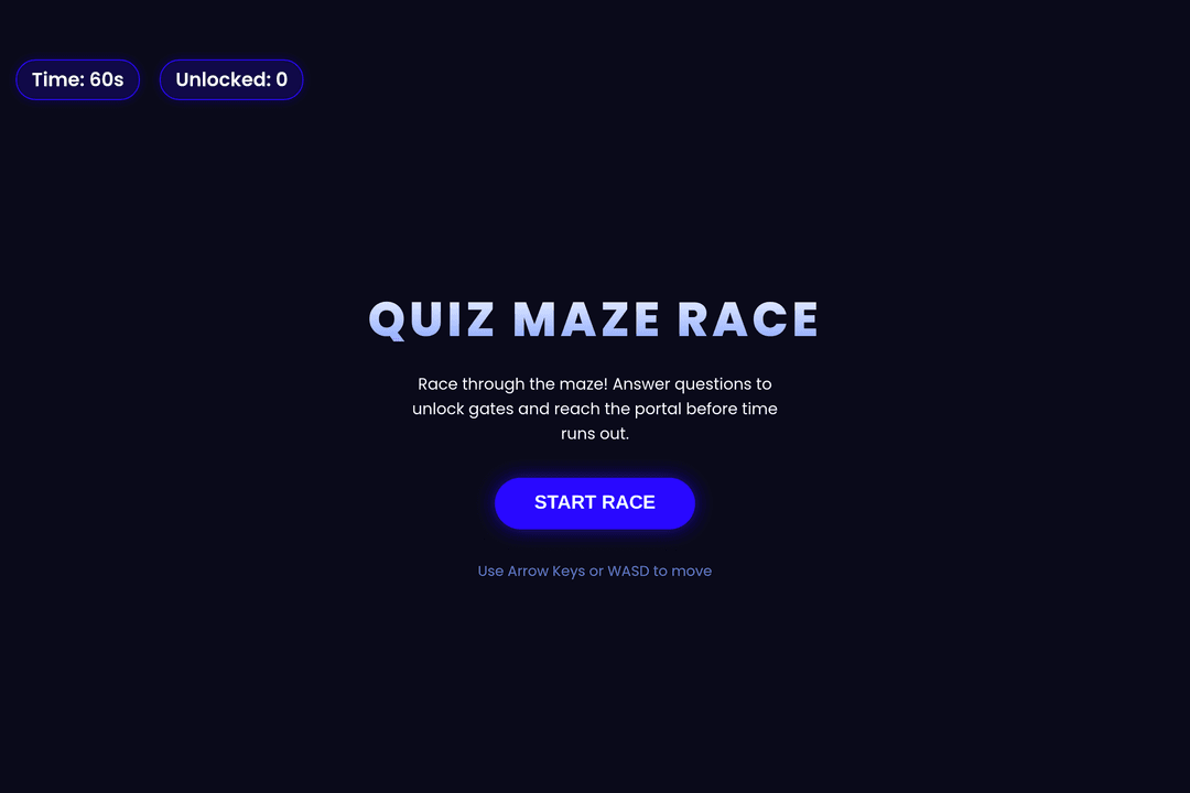 Quiz Maze Race