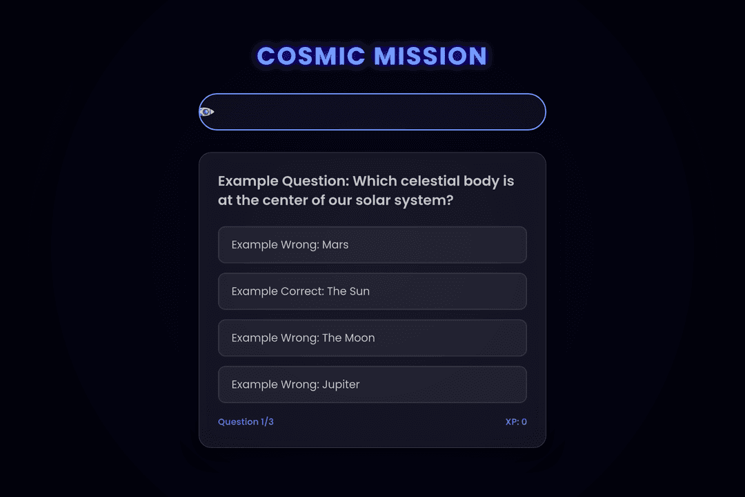 Cosmic Mission Quiz