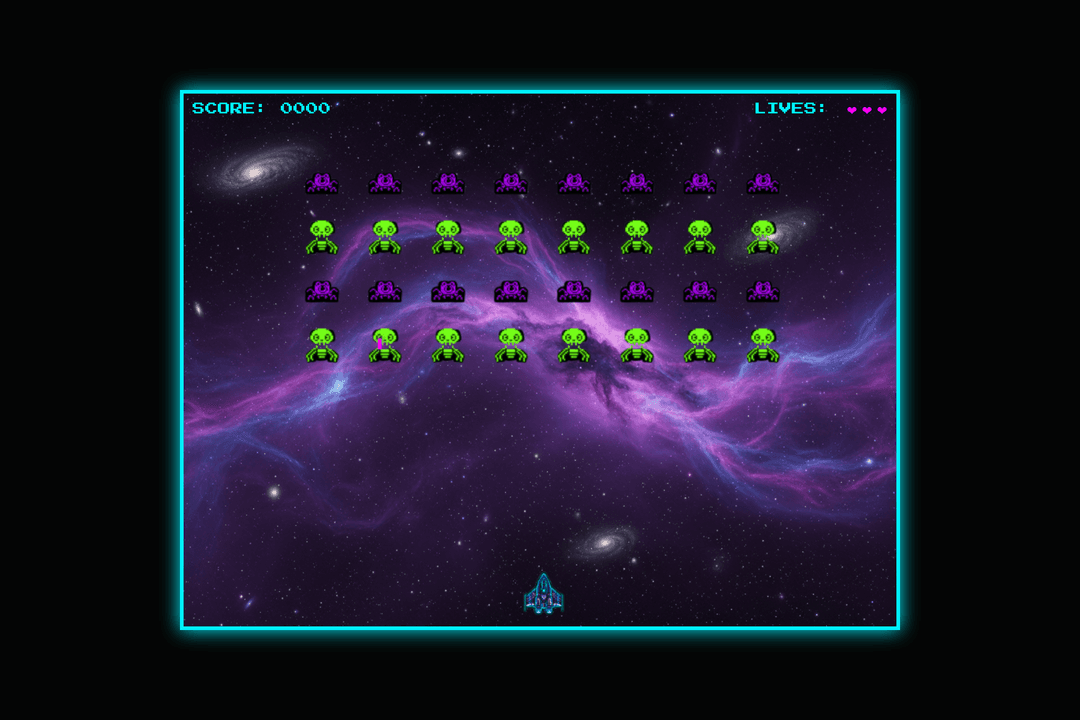 Cosmic Quiz Invaders context clues