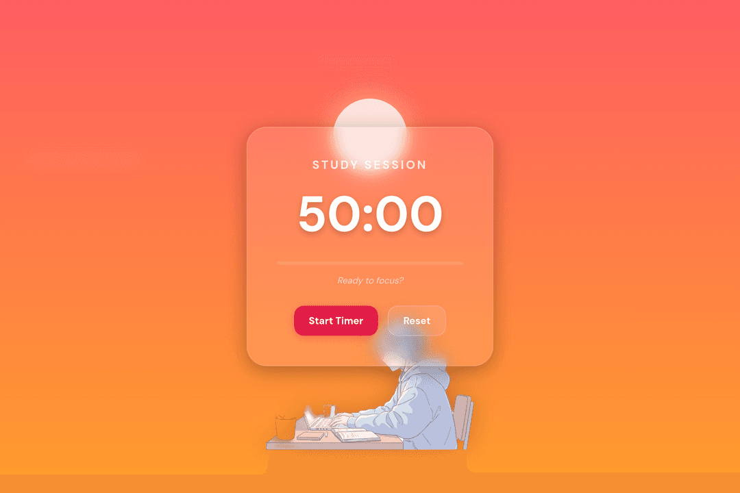 Sunset Study Timer