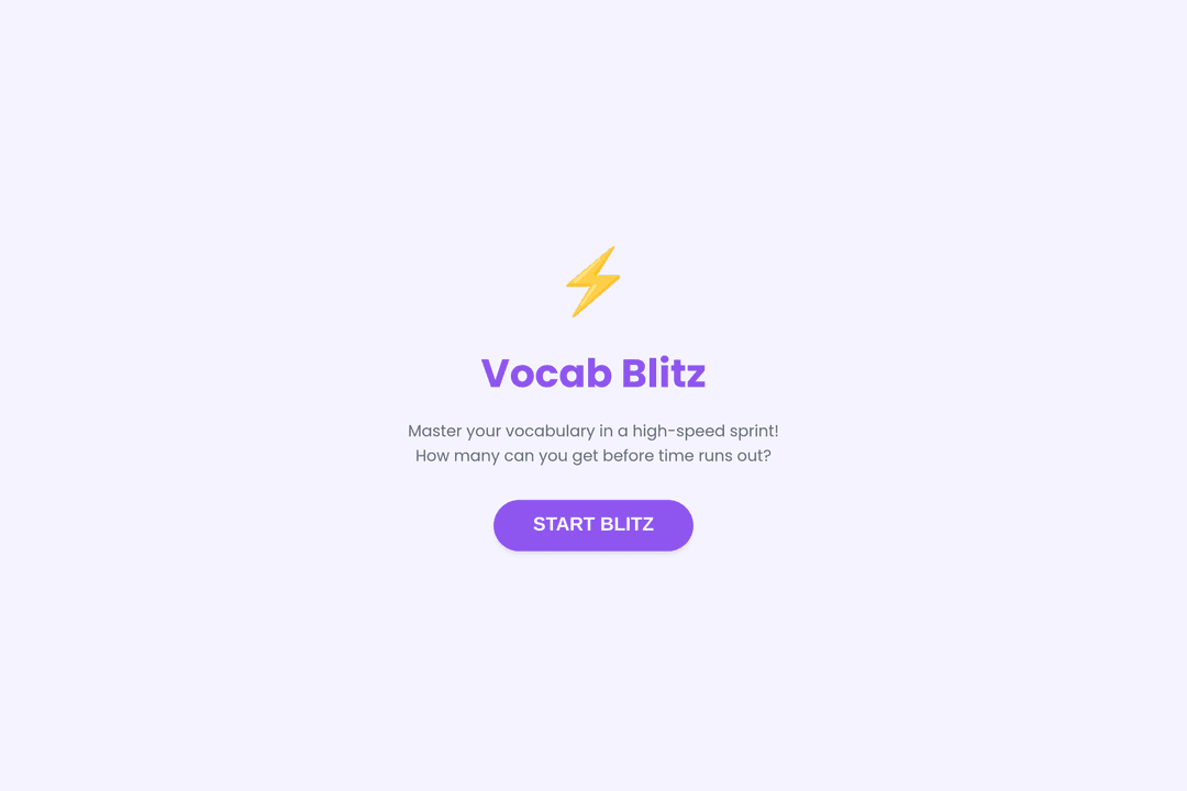 Vocab Blitz