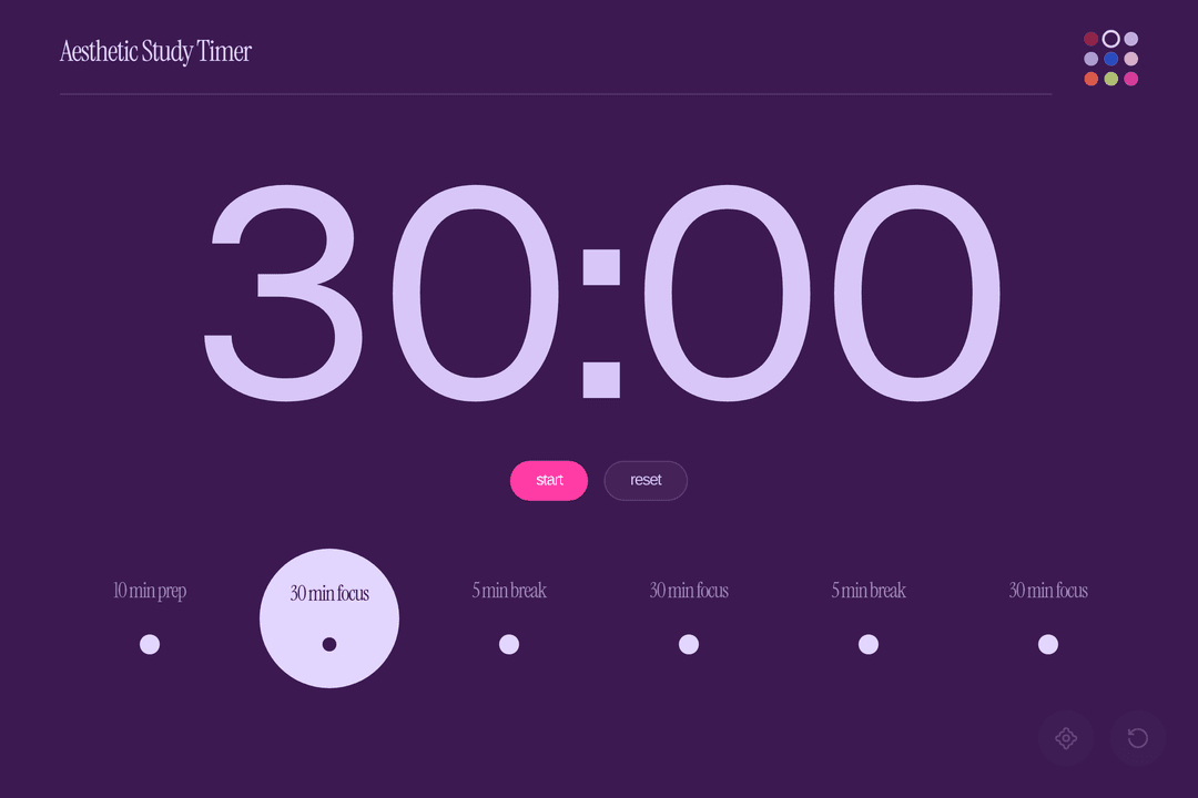 Aesthetic Study Timer (copy)