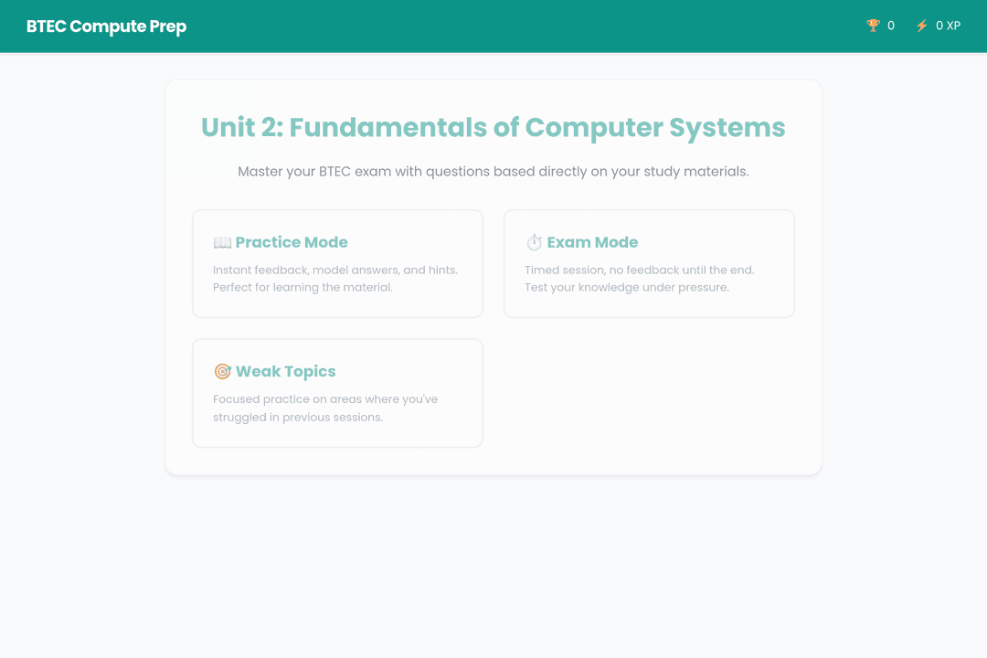 BTEC Compute Prep