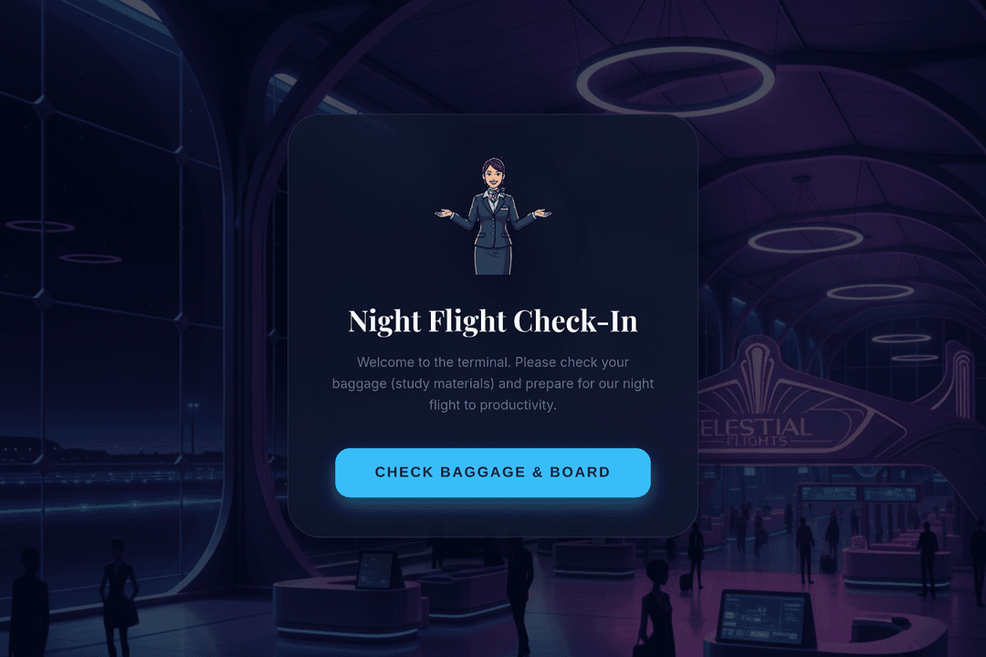 Night Flight Timer