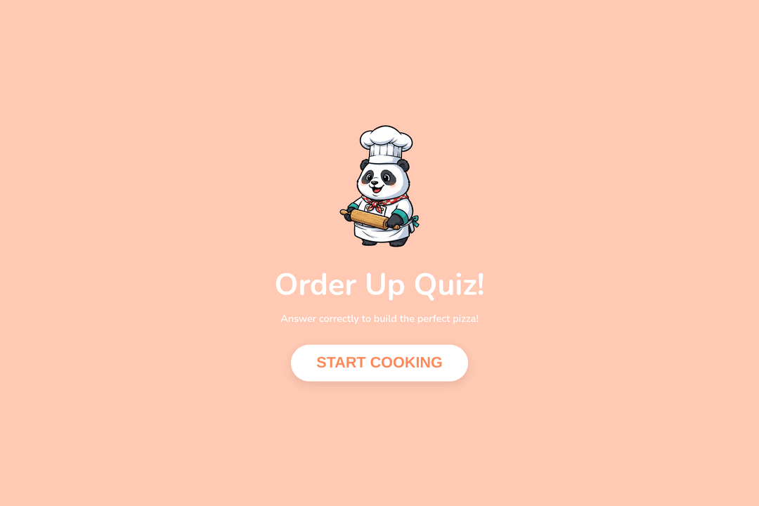 Order Up Quiz