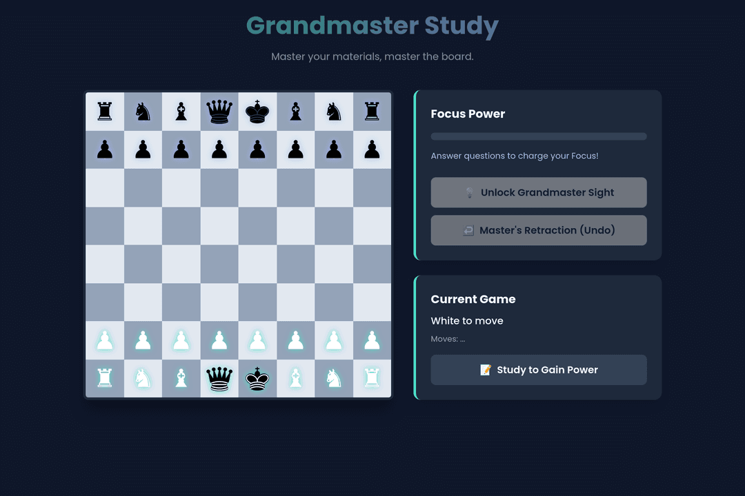 Grandmaster Chess Study