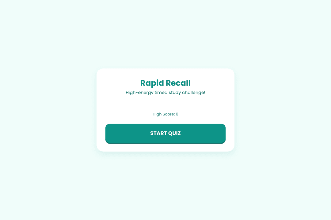 Rapid Recall !