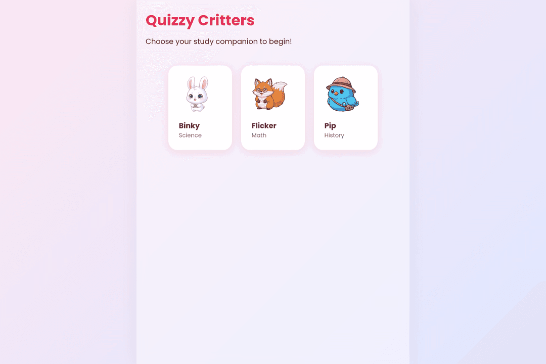 Critter fun