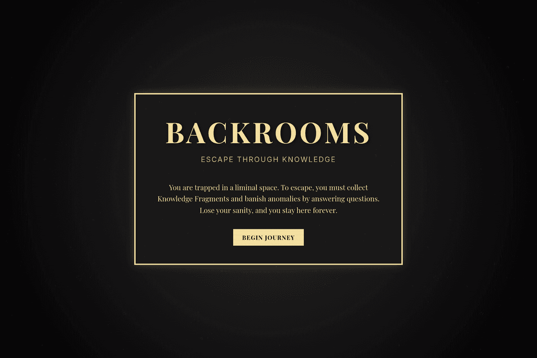 Backrooms Escape