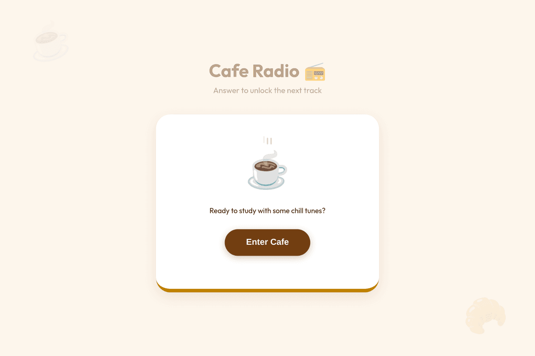 Cafe Quiz Tracks for music and studying