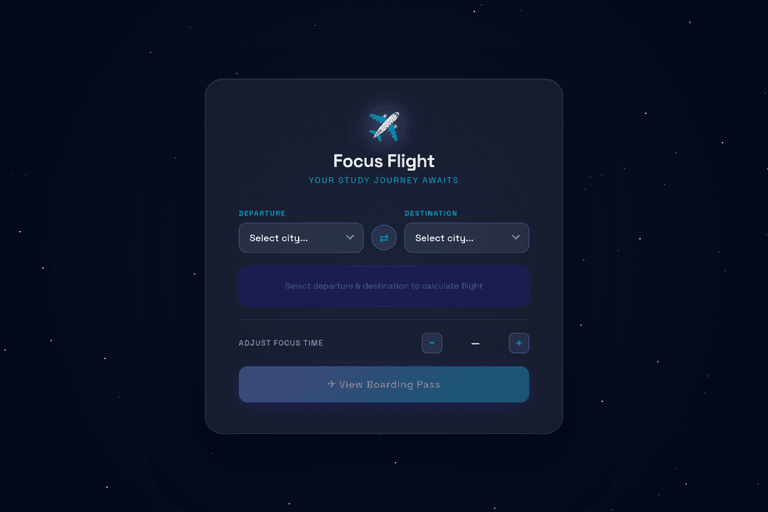 Flight Simulator Timer with breaks