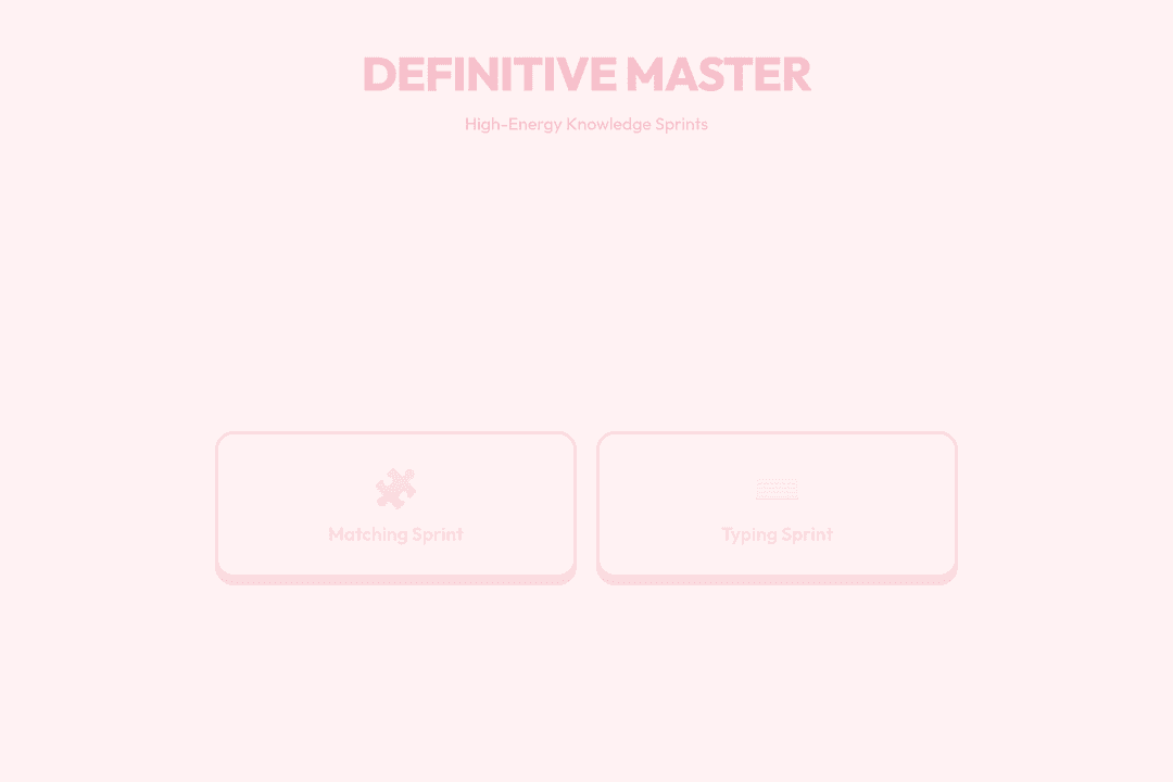 Definitive Master