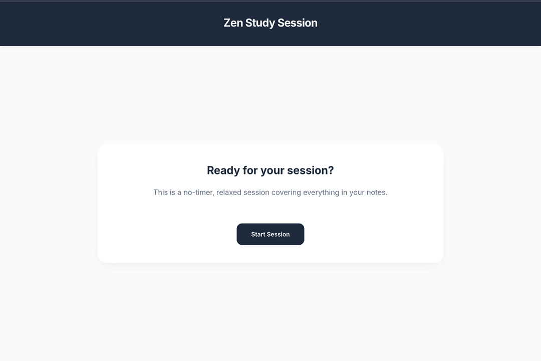 Zen Study Flow