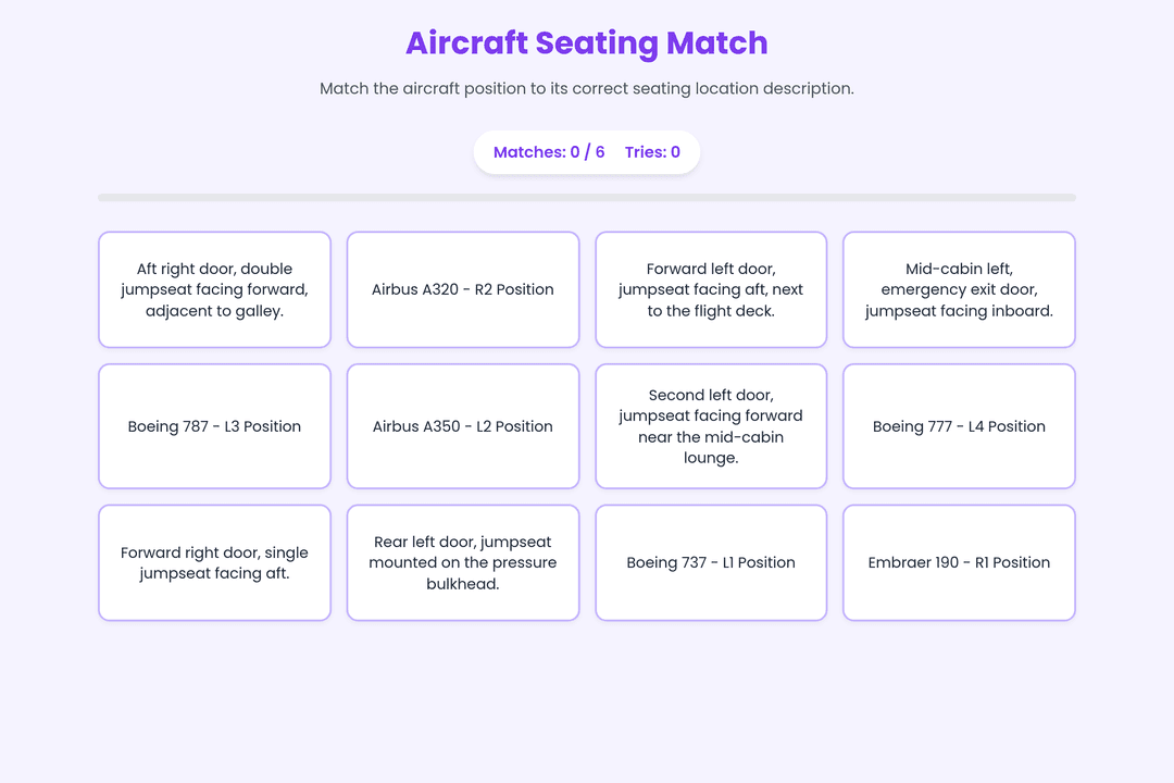 Matching A320 & A321 CC